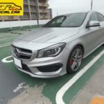 金融車CLA AMG45  4マチック★税金完納★マットシルバー★赤ステッチ黒レザー★激シブ★AMG★極上車★装備充実★業界最安