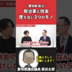 【暴露】政治家と税金「使えない3つのモノ」