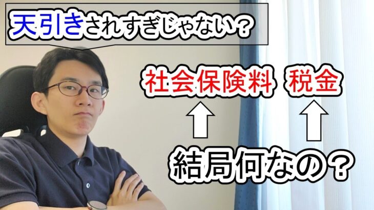 【税金】社会保険高すぎ！何が給料から天引きされているか解説！【給与明細/5月給与/初任給】