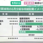 6月から“定額減税”始まる　住民税については6月は一律ゼロ円「明細を見て知った」年代により反応は様々 (24/06/25 14:21)