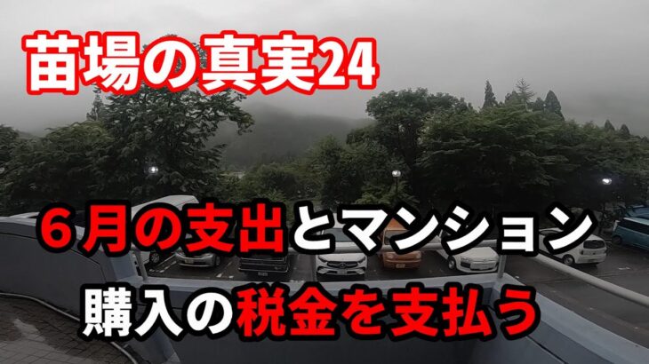 [苗場の真実24・6月の支出と税金を支払う]茨城の実家に請求書が届いているので取りに行きました！