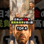 日本より税金の国民負担率が高い国TOP4