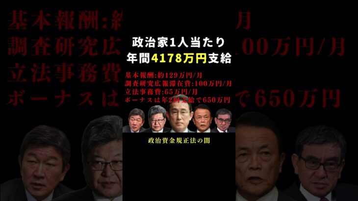 【悲報】国民の税金は政治家の私服を肥やすためにあります。 #shorts #岸田文雄 #自民党 #政治 #ai #うたってみた