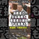 「消費税は益税でも預かり税でもない」という答弁を財務省から引き出した れいわ新選組 たがや亮議員が、消費税の嘘とインボイス廃止を岸田総理に言及　消費税は間接税ではなく事業者の直接税であり第二法人税