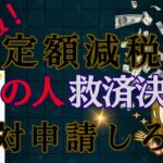 【超速報】定額減税もらえない税金０円のパート＆個人事業主の専従者などへの救済決定！