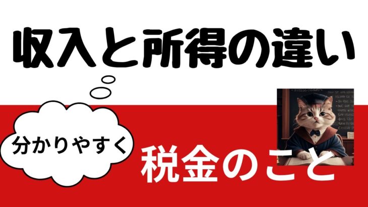 【収入と所得の違い】#分かりやすく解説 #所得 #税金 #登録者1000人目指す #