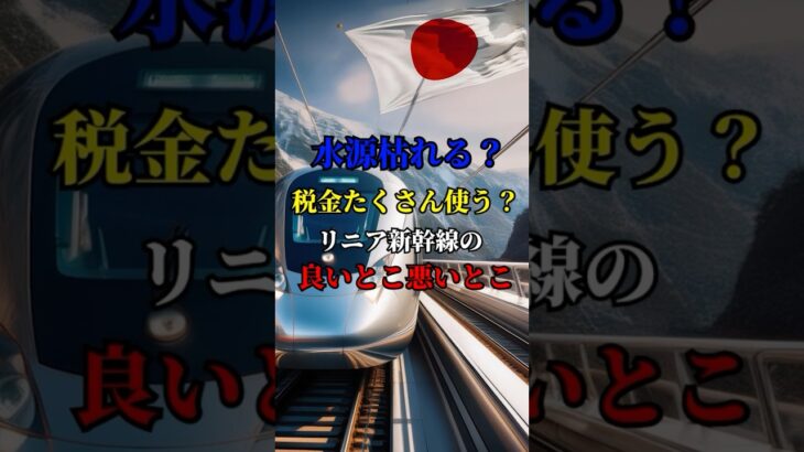 水源枯れる？税金たくさん使う？リニア新幹線の良いとこ悪いとこ！VOICEVOX.四国めたん#海外の反応#日本#鉄道