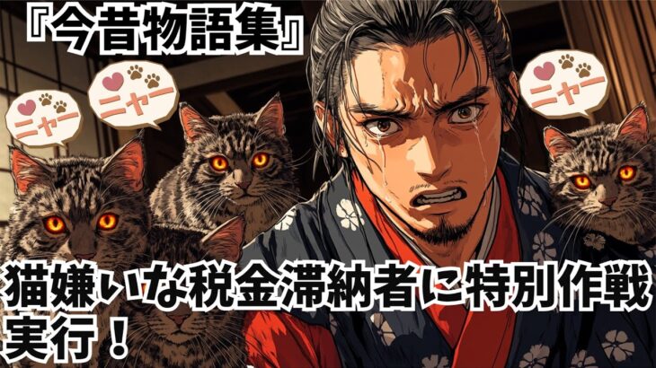 【今昔物語集】税金を滞納する金持ちがびっくりするほどの猫嫌いだったので…【古典解説】