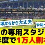 【でも税金だから大丈夫】広島のサッカー専用スタジアム、初年度で1万人割れｗ