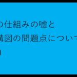 ①税金の仕組みの嘘と社会構図の問題点について（前編）