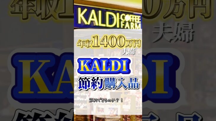 年収1400万円【KALDI購入品】#節約 #税金 #お金ない #赤字 #年収 #転勤 #極貧 #家計簿 #高収入 #年収1000万以上 #専業主婦 #借金 #お金 #浪費 #貯金なし #kaldi