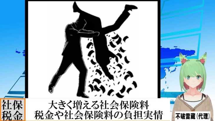 【動画News】大きく増える社会保険料・税金や社会保険料の負担実情(2024年版)(2024/10/03)