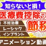 【知らないと損】医療費控除を使って税金を安くする方法【不妊治療・インプラント・レーシックもOK】【お金の勉強　初級編】：（アニメ動画）第480回