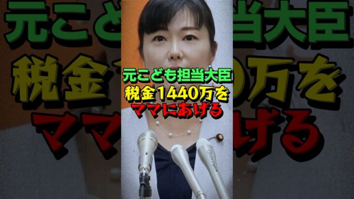 【衆院選に出る？！】加藤鮎子が税金を母に上げていた#海外の反応 #加藤鮎子 #衆議院