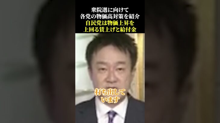 衆院選に向けて各党の物価高対策を紹介！自民党は物価上昇を上回る賃上げと給付金