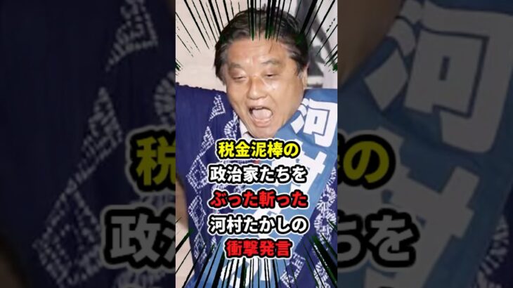 税金泥棒の政治家たちをぶった斬った河村たかしの衝撃発言 #海外の反応 【ずんだもん解説】