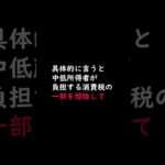 立憲「中低所得者に消費税を還付します！減税はしません！」