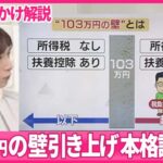 【#きっかけ解説】“103万円の壁”議論へ「自分の税・社会保障」知っている？