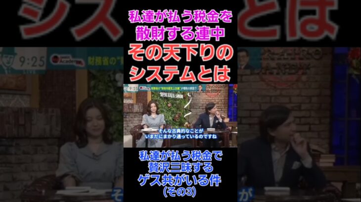 私達が払う税金で贅沢三昧する奴らがいる件(その3) 　財務省は消費税は減税せず増税方針,インボイス,子育て支援税,ガソリン税,森林環境税,所得税等も減税せず！その見返りに！　#財務省 #天下り #税金