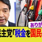 国民民主党「税金を国民へ返す」