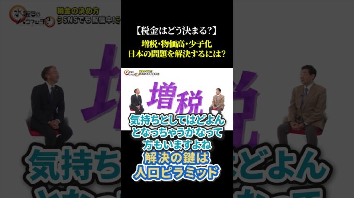 【税金はどう決まる？】増税・物価高・少子化 日本の問題を解決するには？#増税 #日本経済 #少子高齢化 #物価高 #政治