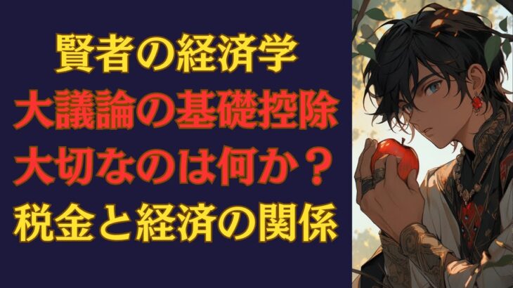 基礎控除引き上げの大議論開始！そもそも税金と経済の関係は？