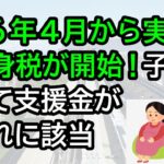 26年4月から実質、独身税が開始！子ども子育て支援金がそれに該当