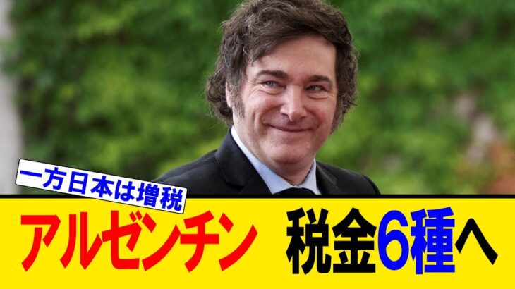 【有能】アルゼンチン大統領「税金の9割を廃止し、6種類にまとめます」