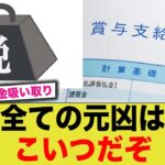 ボーナス税金搾取…こいつが全部おかしくした