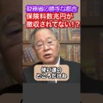 【高橋洋一氏】財務省の勝手な都合…保険料数兆円が徴収されず #高橋洋一 #社会保険料 #厚生年金 #国民年金 #サラリーマン #石破内閣 #石破茂 #官僚 #財務省 #厚労省 #日本経済 #税金