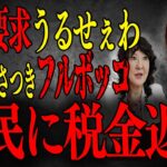 【国民民主党】「取りすぎた税金を返せ」基礎控除による減税の恒久財源要求に国民玉木議員と橋下徹が自民片山さつきをフルボッコ！玉木議員が具体的な財政案についても言及