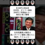 【100円は税金】自民党、ガソリン価格200円に笑顔溢れる…税収は更に爆増…に対する世間の反応