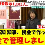 J3高知 知事、税金で作って…税金で管理しましょう