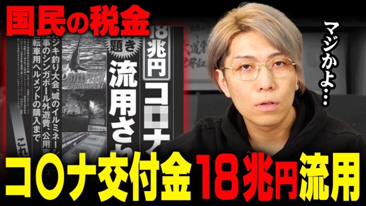 税金の無駄遣い！？政府のコ◯ナ交付金の使い方がヤバすぎました…