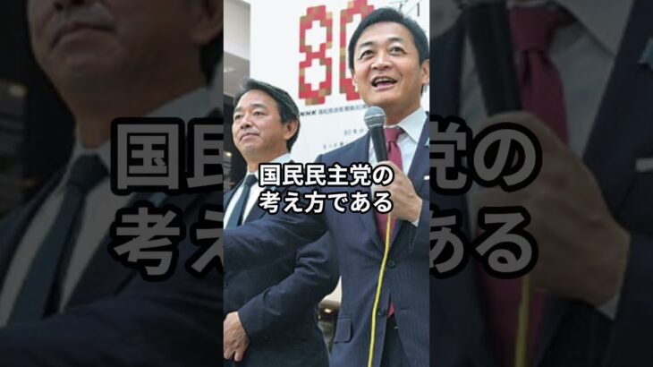 自民党の増税論に国民民主党が反論！『税金を国民に返せ』#国民民主党 #自民党 #税制改革 #減税政策 #日本経済