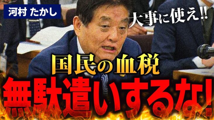 【河村たかし】法務省も認めた“最もバカバカしい”税金の無駄遣いに迫る！【国会中継】