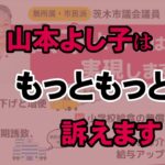 山本よし子 税金の使い道を変えよう【茨木市議会議員 無所属・市民派】