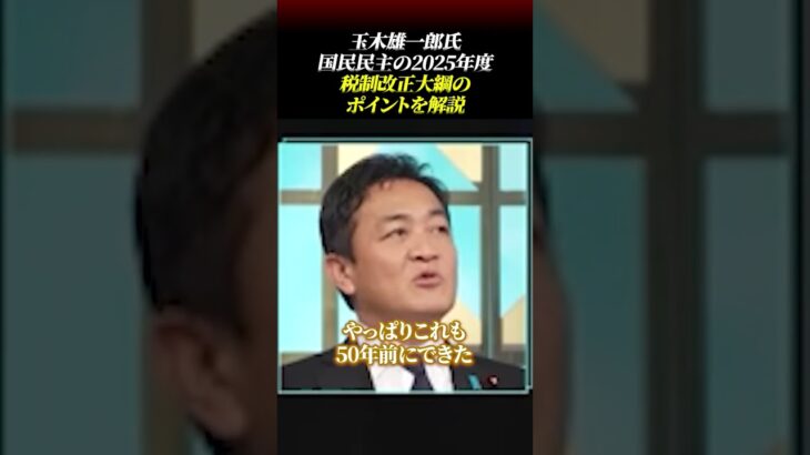 玉木雄一郎氏「国民民主の2025年度税制改正大綱のポイント」を解説#国民民主党 #玉木雄一郎 #103万円の壁 #ガソリン税 #暫定税率 #増税 #税金