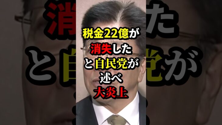 税金22億が消失したと自民党が述べ大炎上 #自民党 #政治 #海外の反応 #wcjp