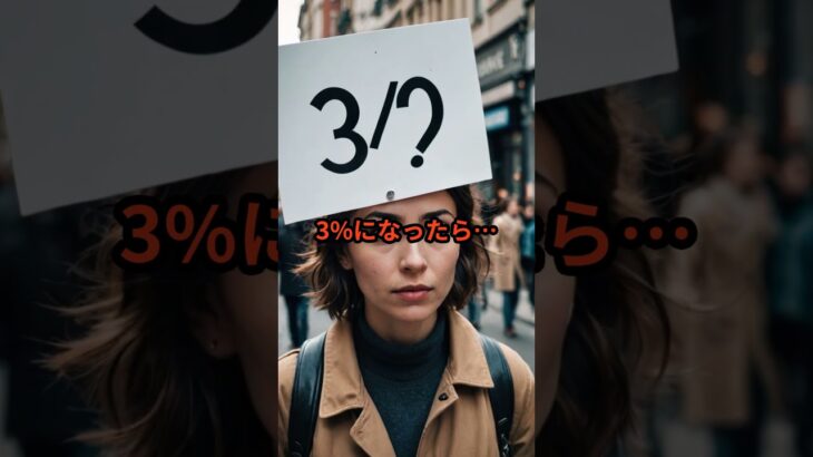 もしも消費税を8%、5%、3%、0%にしたら #もしも #政治 #消費税廃止 #税金