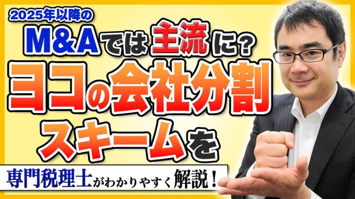 M&Aで節税にもなる「ヨコの会社分割スキーム」徹底解説！仕組みやデメリットも