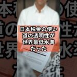 【悲報】日本税金の透明性世界最低クラスだった #政治 #自民党  #石破茂      #shorts    VOICE:VOX 青山龍星 VOICE:VOX Nome