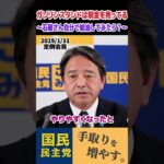 【榛葉賀津也】ガソリンスタンドは税金を売っている状態… #shorts #short #切り抜き #国民民主党 #榛葉賀津也 #石破茂 #ガソリン税