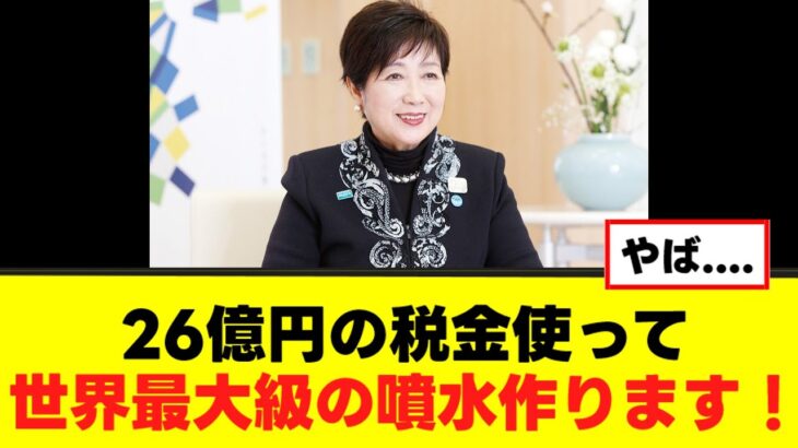 【税金】東京都が税金を使って無駄なものを作ろうとしている模様