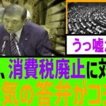 【衝撃】石破首相　消費税廃止に対し、驚愕の発言をしてしまう【石破内閣　自民党】