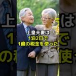 上皇夫妻は1泊2日で1億の税金を使ったって本当！？