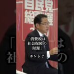 【拡散希望】｢消費税は社会保障の財源｣はデマ！　元総理が40秒以内で解説　#shorts