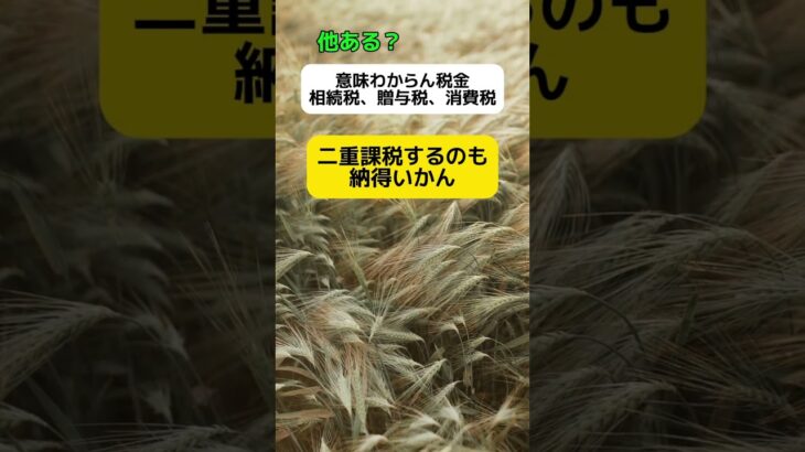 【納得いかん】意味わからん税金 #shorts