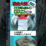 日本は税金を取り過ぎていると給与明細を公開して話題に