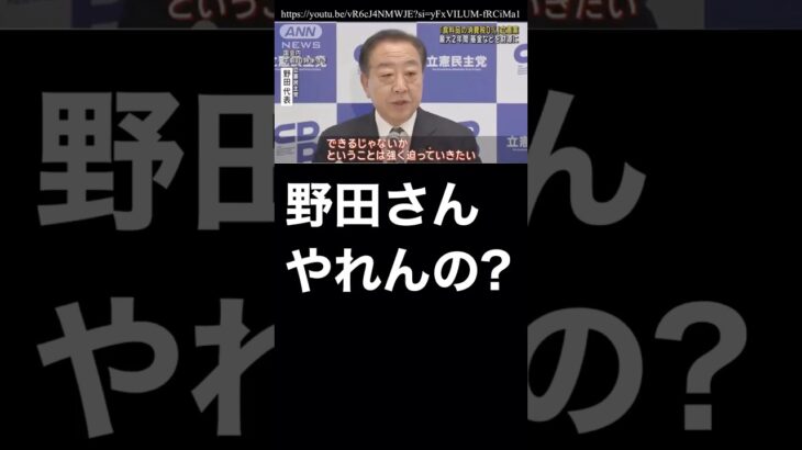 消費税0%？！野田さん、マジで出来るの？ #消費税 #野田佳彦 #立憲民主党 #減税 #自民党 #消費税減税 #消費税をやめてくれ